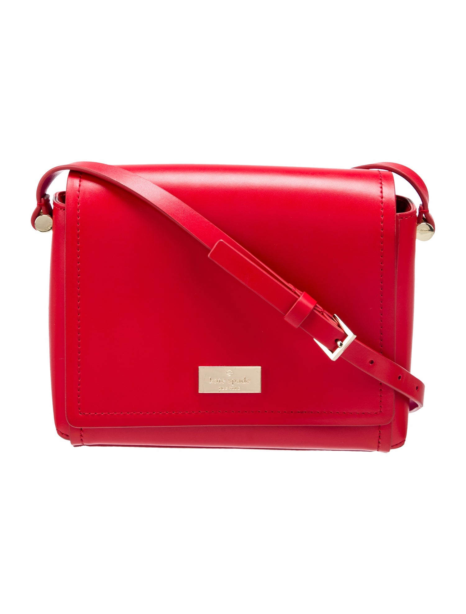 Kate Spade New York Leather Crossbody Bag Red Crossbody Bags, Handbags WKA402680 The RealReal