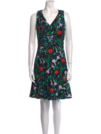 Kate Spade New York Floral Print Mini Dress