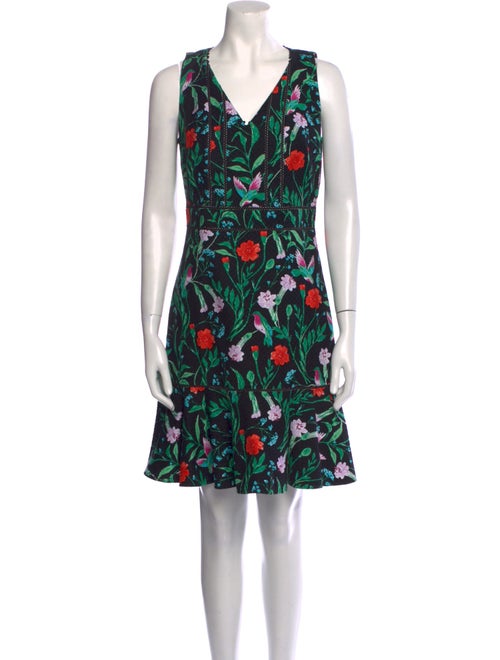 Kate Spade New York Floral Print Mini Dress