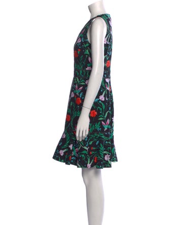 Kate Spade New York Floral Print Mini Dress