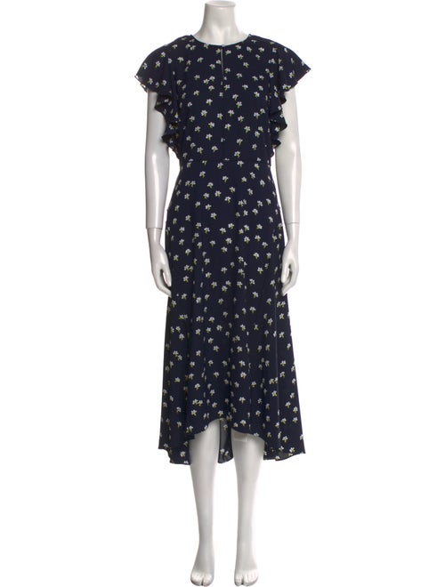 Kate Spade New York Floral Print Long Dress