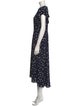 Kate Spade New York Floral Print Long Dress