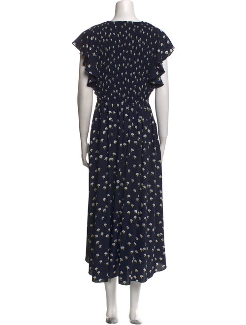 Kate Spade New York Floral Print Long Dress