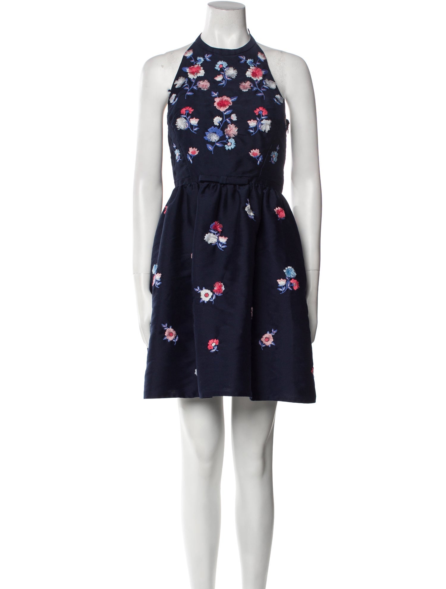 Kate Spade New York Floral Print Mini Dress - Blue Dresses, Clothing -  WKA415877 | The RealReal