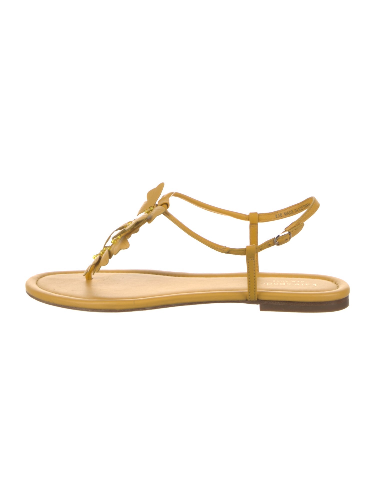 Kate Spade New York Leather T-Strap Sandals