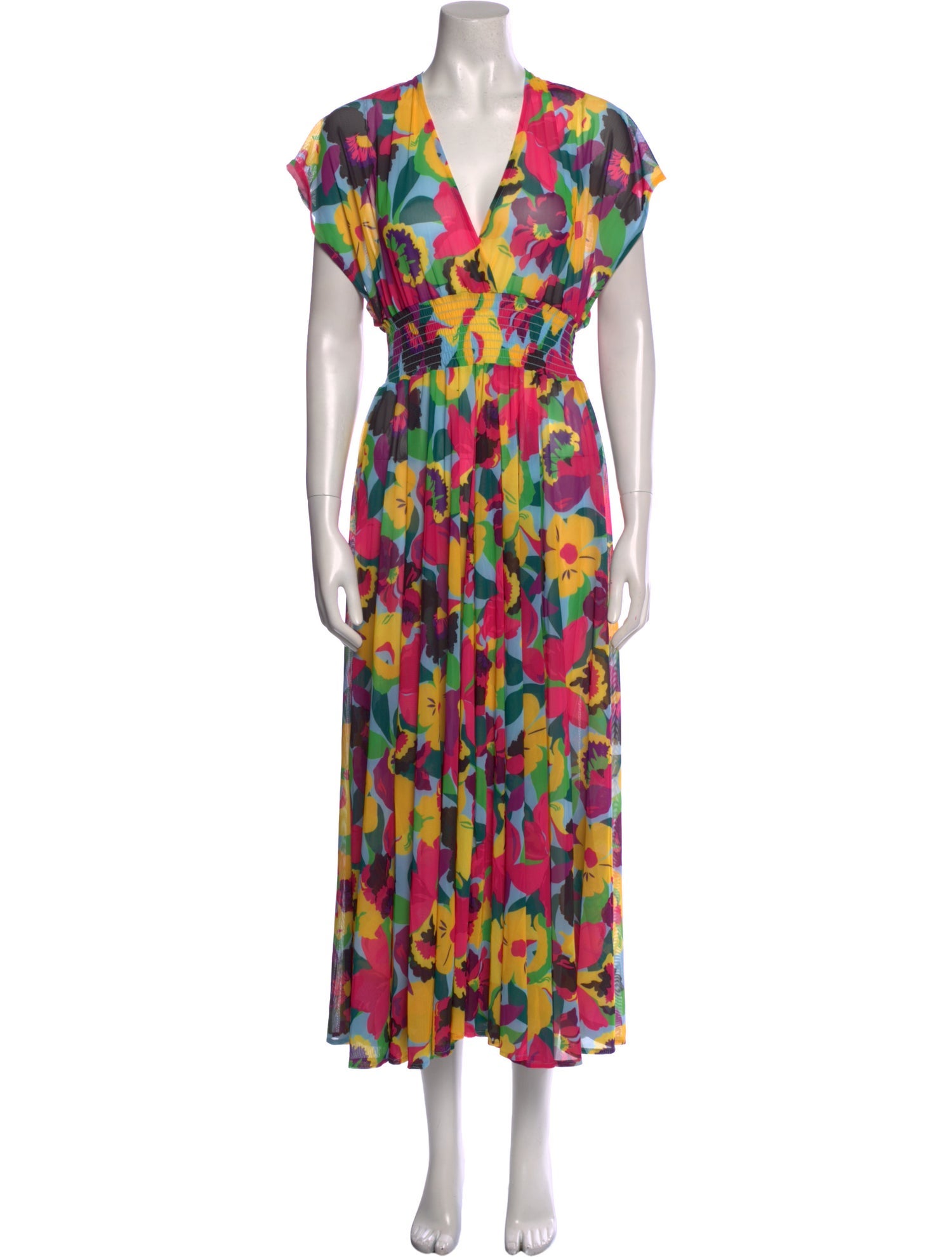 Kate Spade New York Floral Print Long Dress w/ Tags