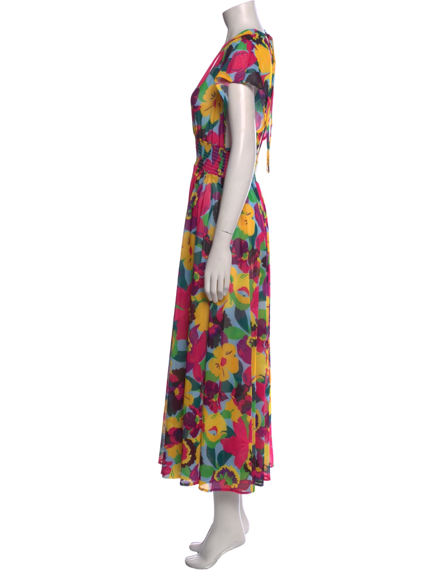 Kate Spade New York Floral Print Long Dress w/ Tags
