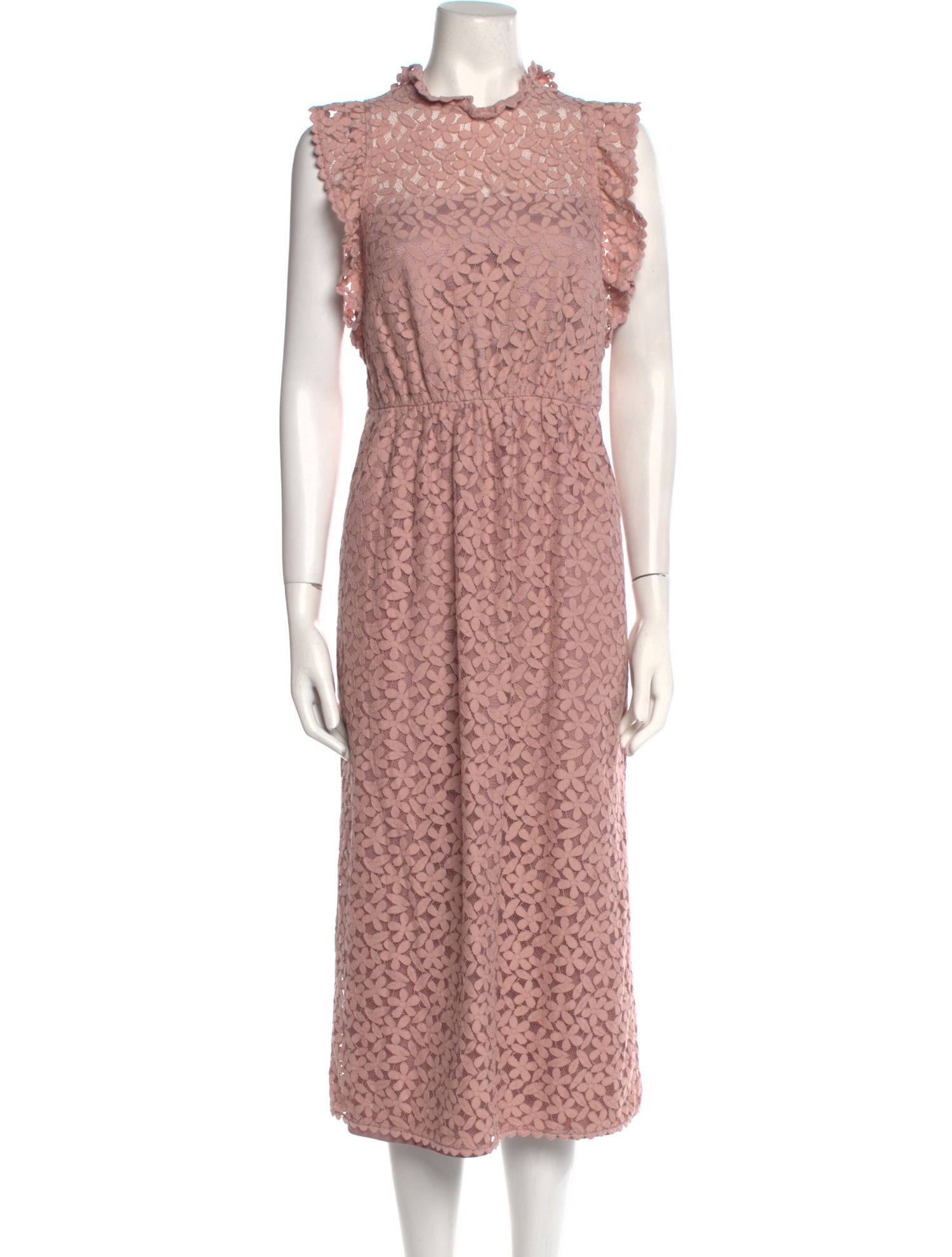 Kate Spade New York Lace Pattern Midi Length Dress