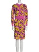 Kate Spade New York Wool Floral Print Skirt Set