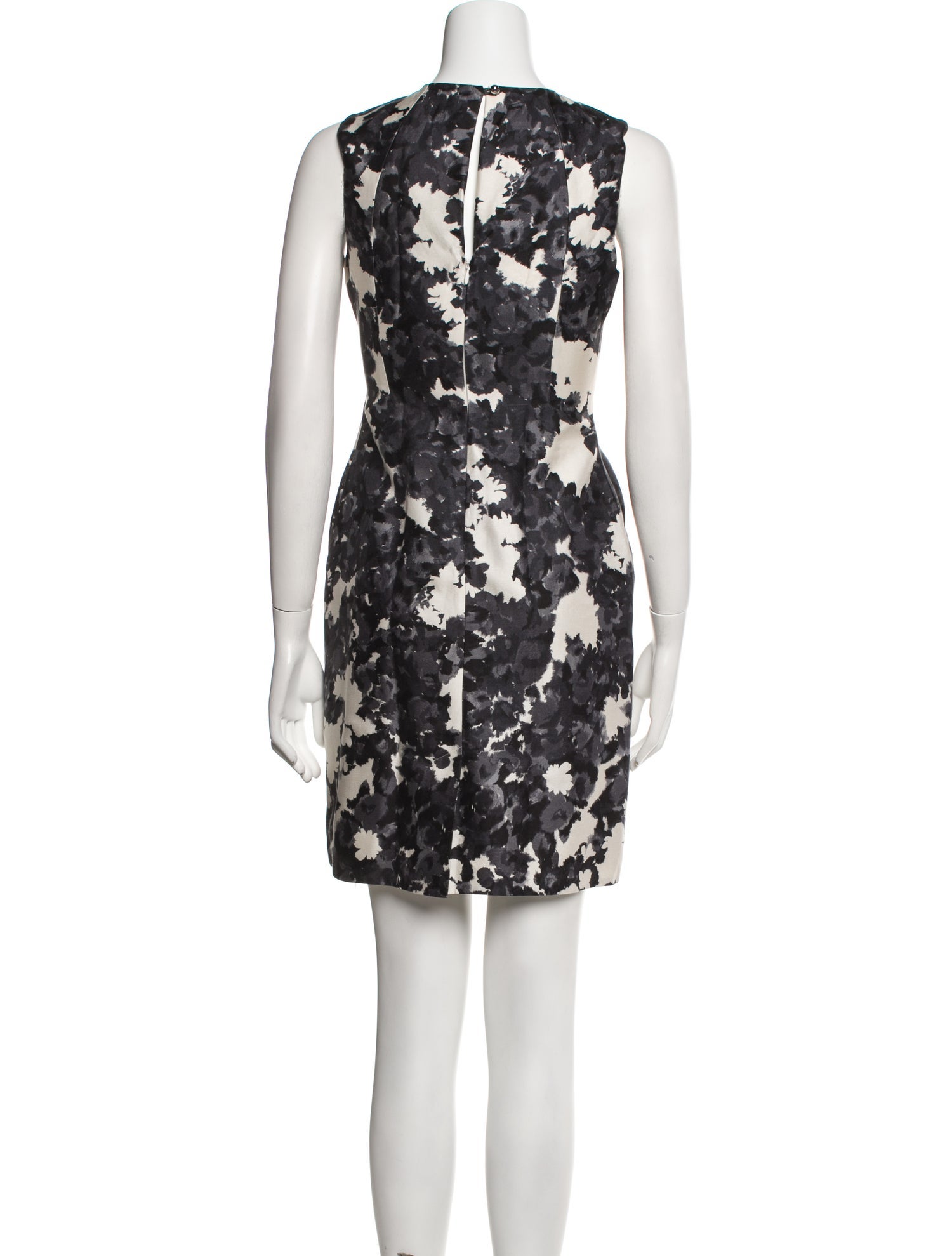 kate spade black and white floral dress Taylor Midi Dress Black, L / Black main image 0