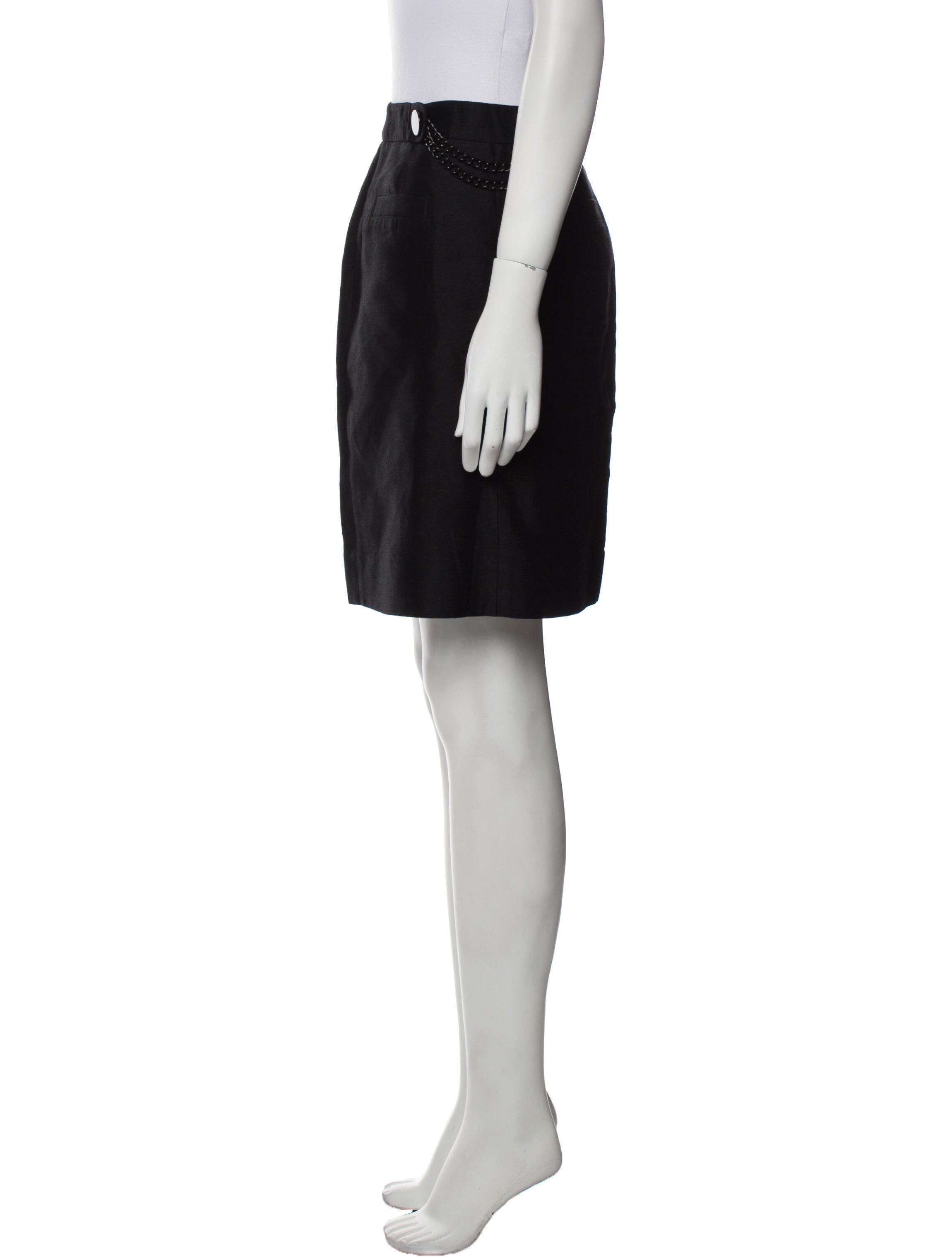 Kate Spade New York Chain-Link Accents Knee-Length Skirt