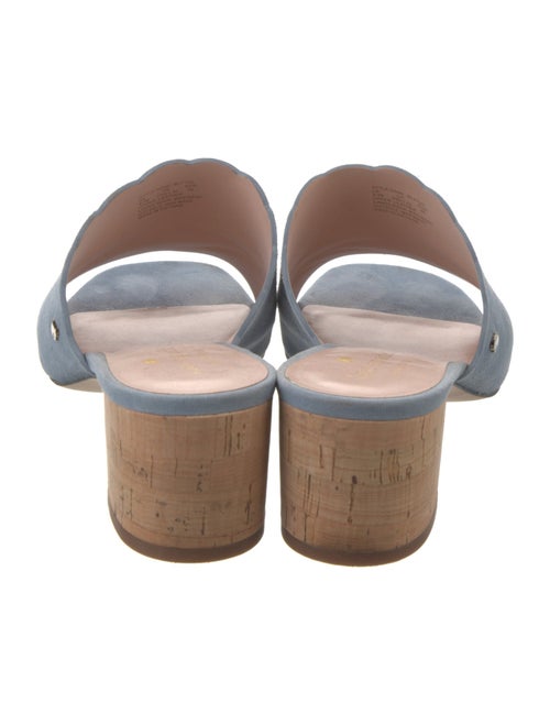 Kate Spade New York Suede Scalloped Accent Slides