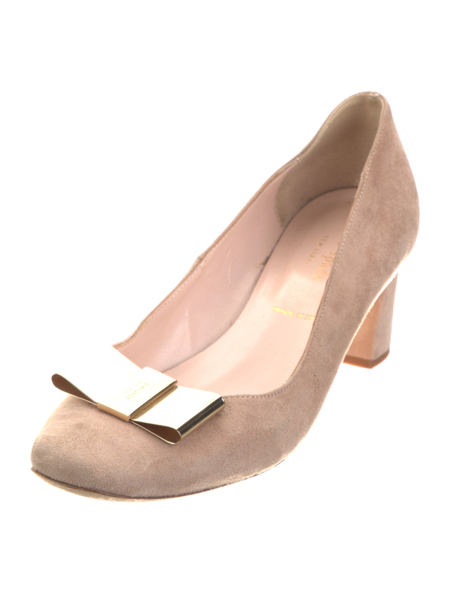 Kate Spade New York Suede Bow Accents Pumps