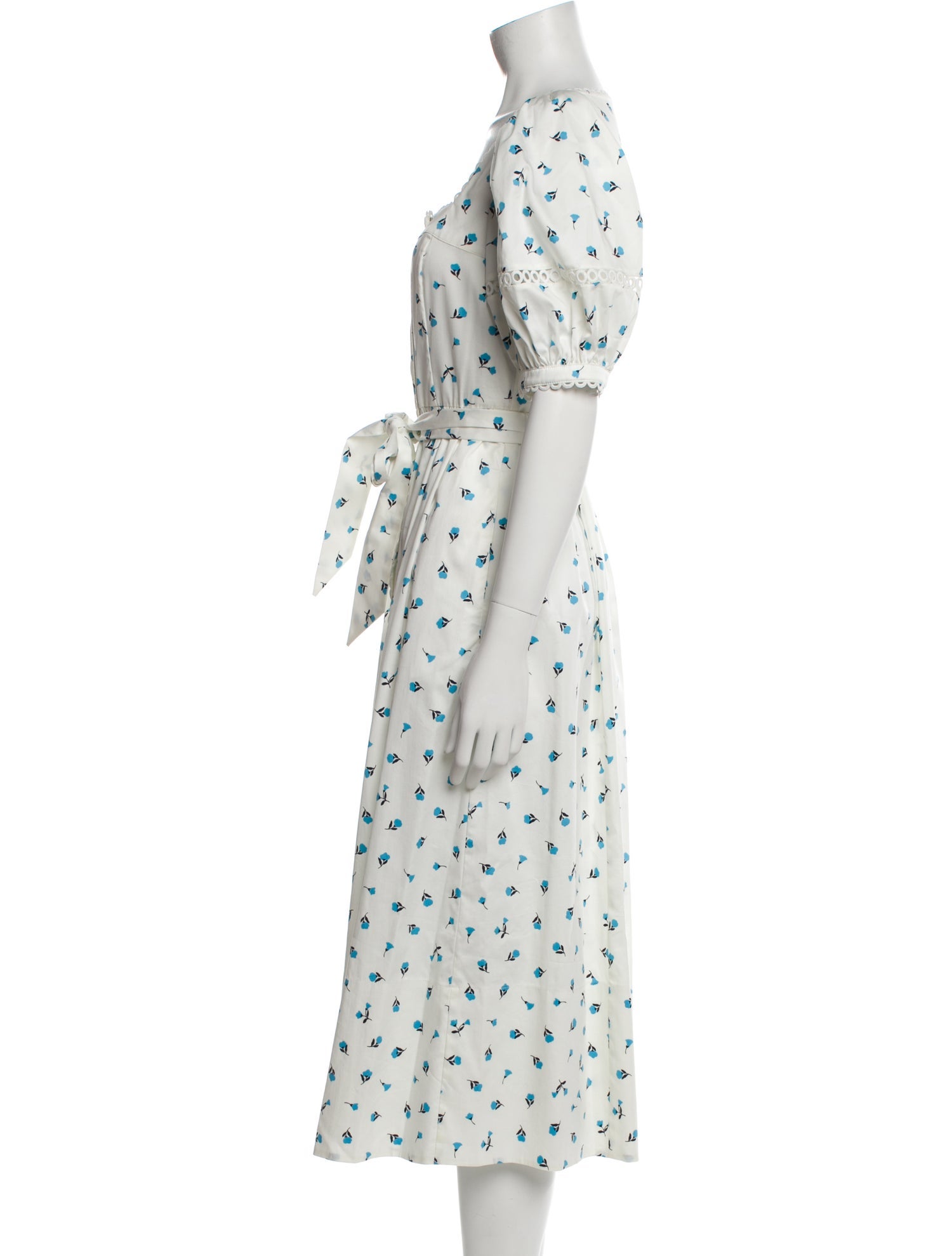 Kate Spade New York Floral Print Long Dress