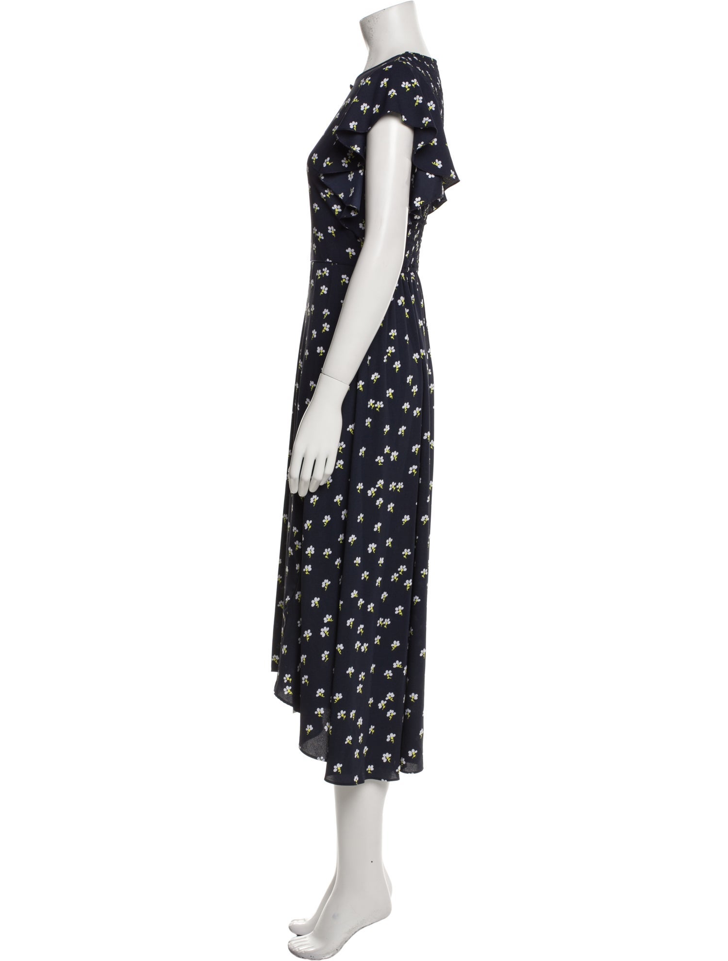 Kate Spade New York Floral Print Long Dress