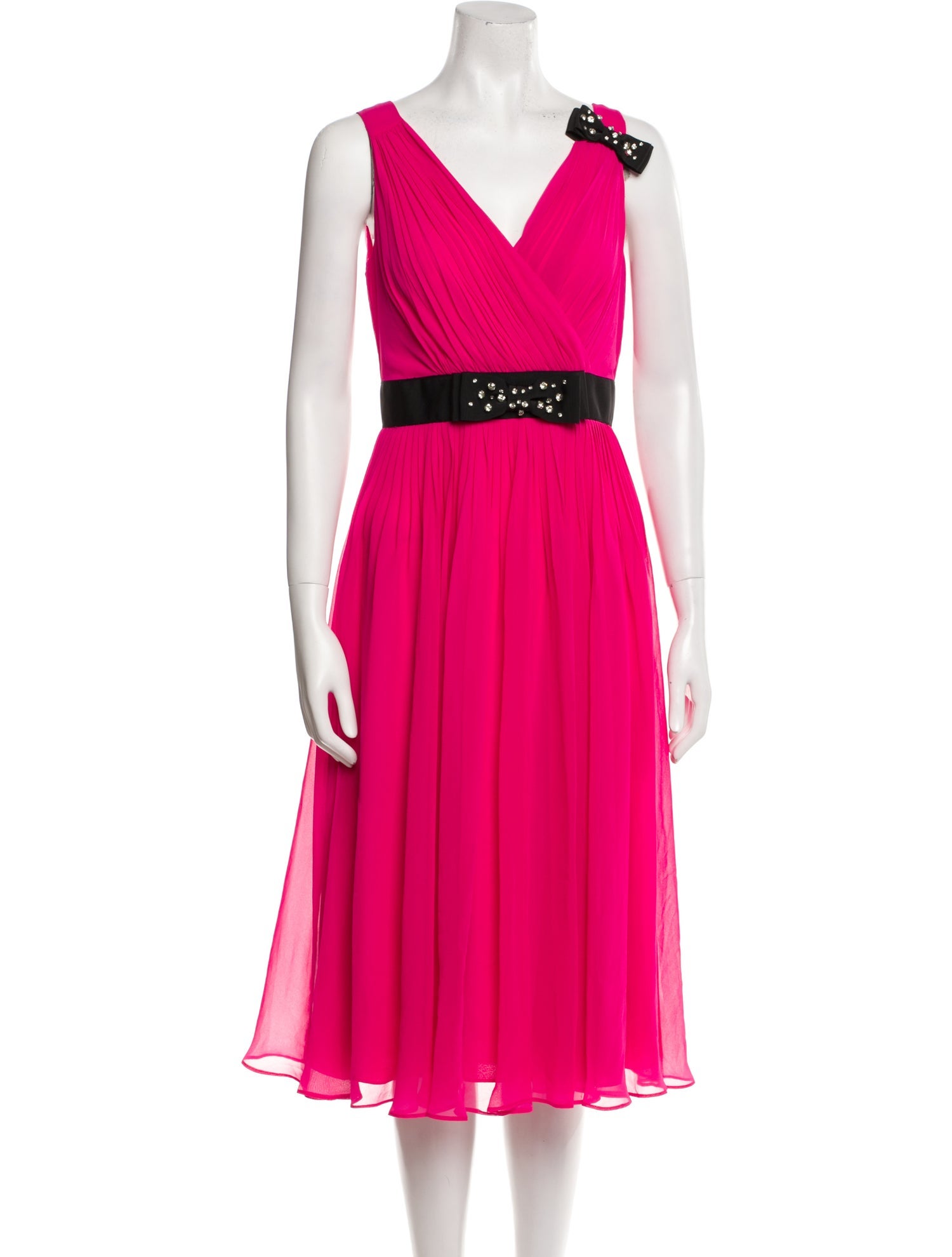 Kate Spade New York V-Neck Midi Length Dress