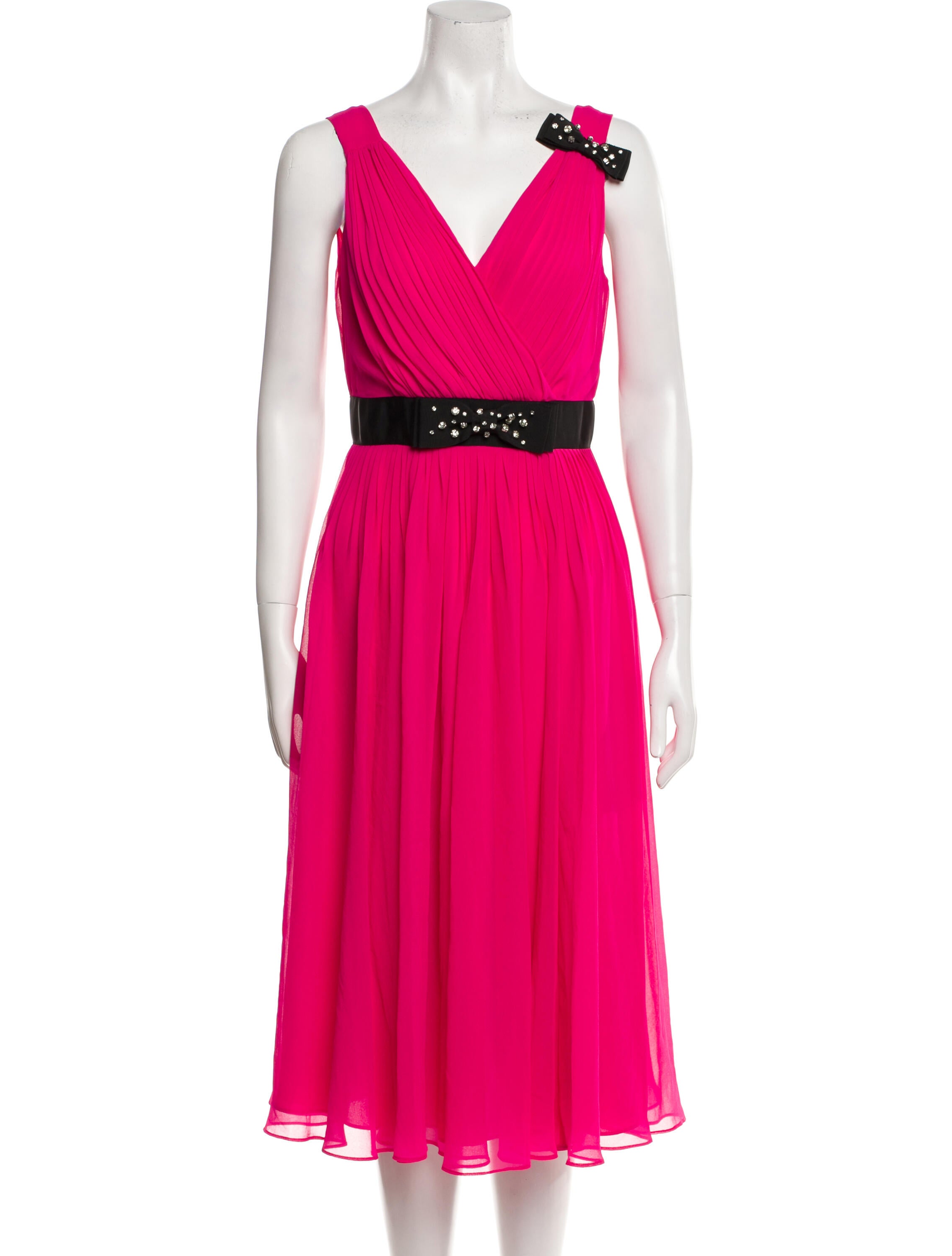 Kate Spade New York V-Neck Midi Length Dress