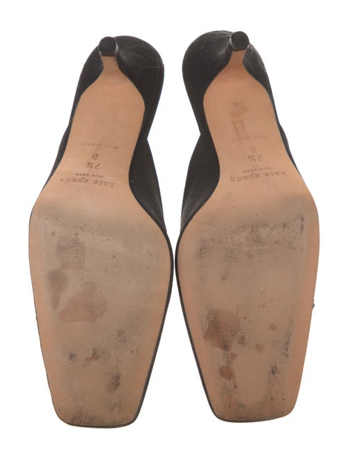 Kate Spade New York Canvas Crystal Embellishments Mules