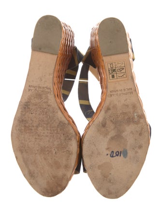 Kate Spade New York Canvas Printed Slingback Sandals