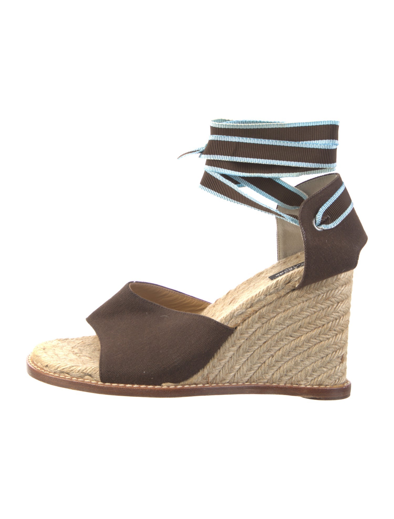 Kate Spade New York Canvas Grosgrain Trim Espadrilles