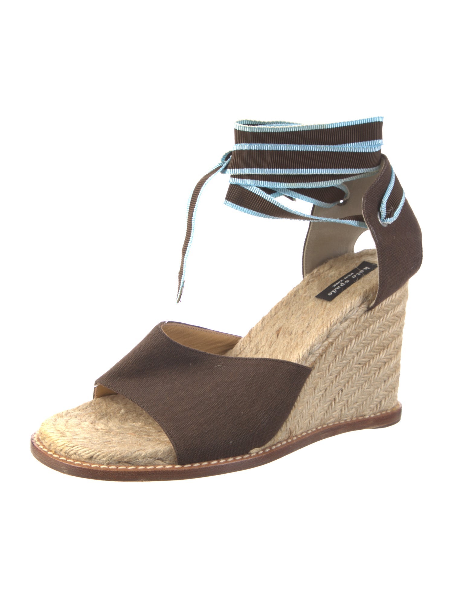 Kate Spade New York Canvas Grosgrain Trim Espadrilles