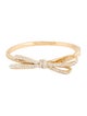 Kate Spade New York Crystal Bow Hinged Bracelet