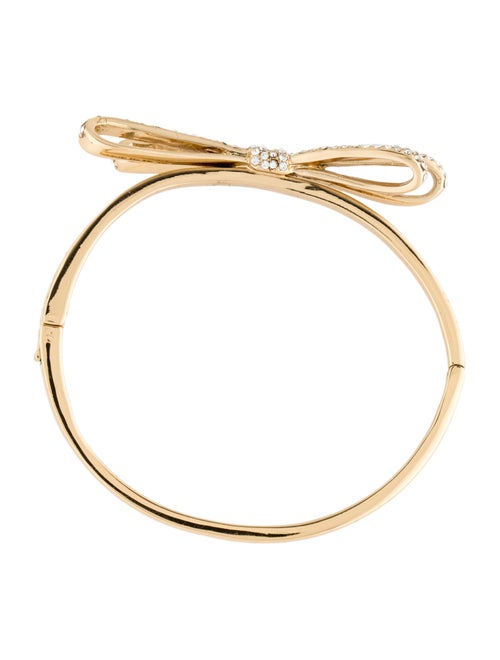 Kate Spade New York Crystal Bow Hinged Bracelet