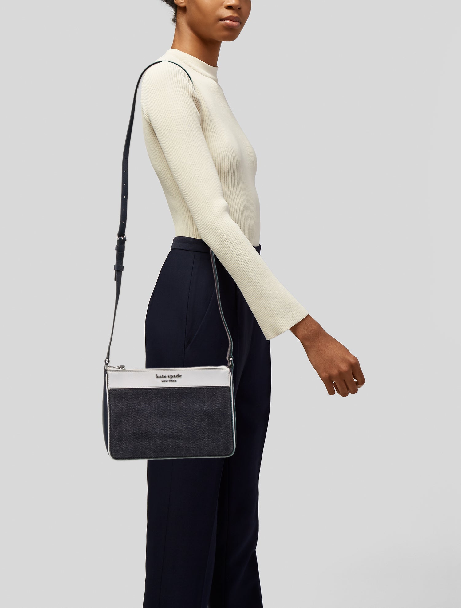 Kate Spade New York Denim Crossbody Bag