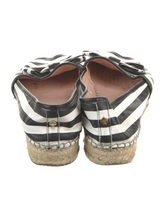 Kate Spade New York Leather Striped Espadrilles