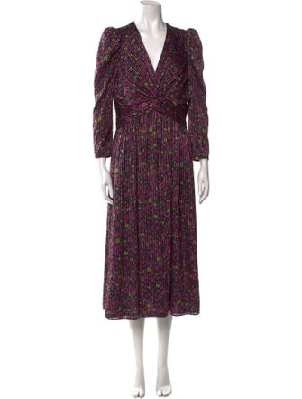 Kate Spade New York Printed Midi Length Dress