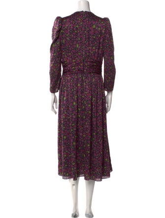 Kate Spade New York Printed Midi Length Dress