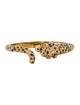 Kate Spade New York Crystal & Enamel Run Wild Cheetah Cuff Bracelet
