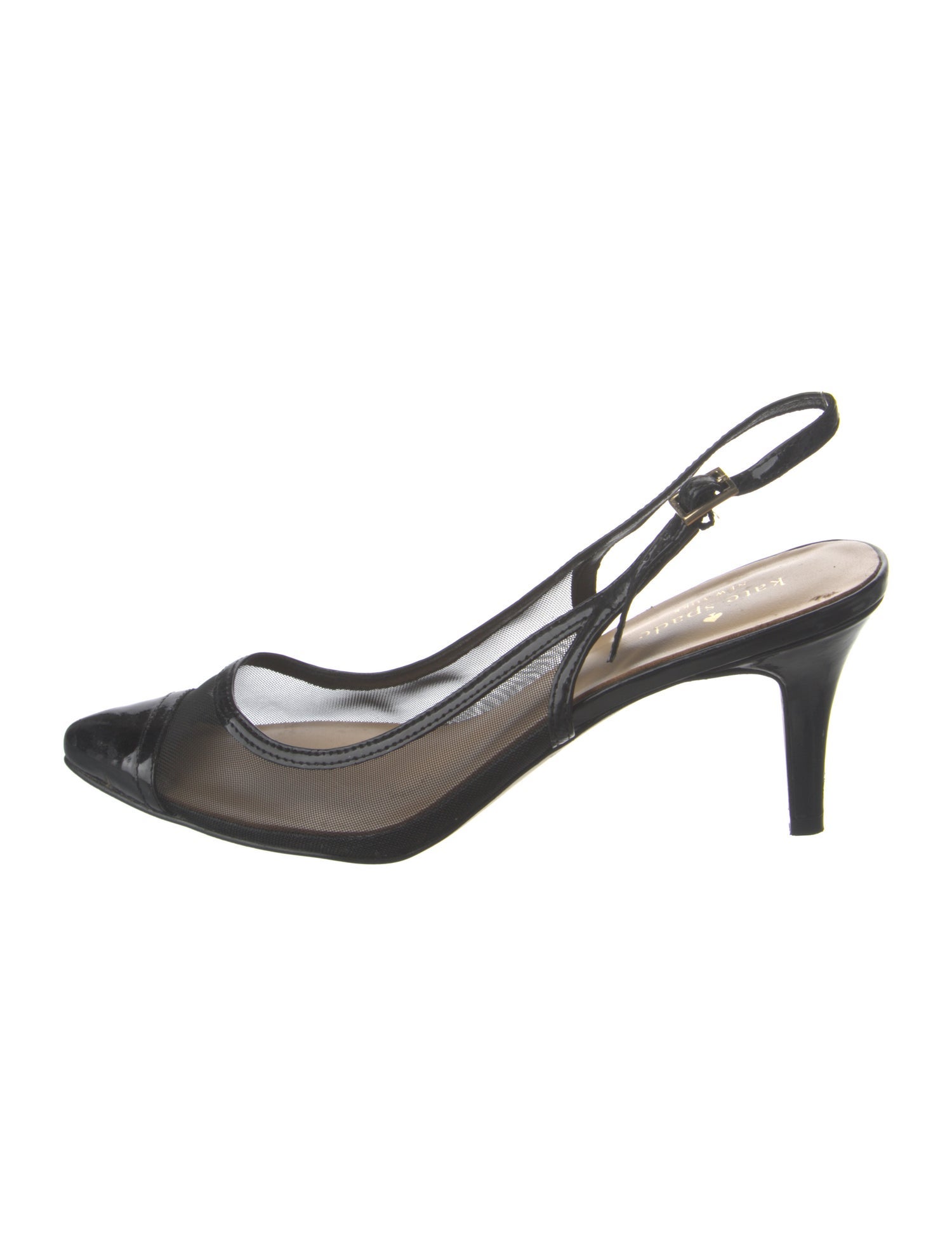 Kate Spade New York Mesh Bow Accents Slingback Pumps