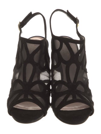 Kate Spade New York Mesh Mesh Accents Slingback Sandals