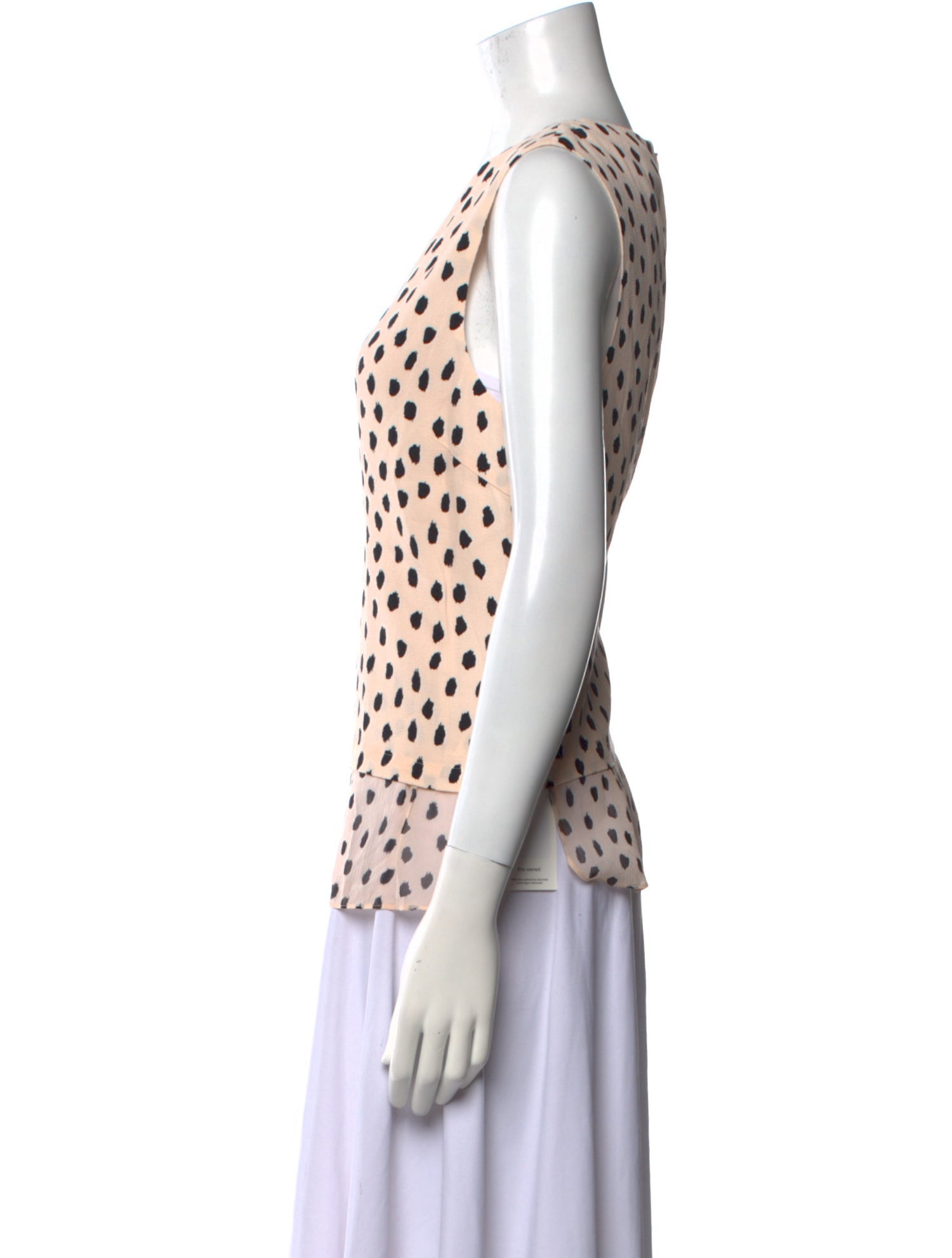 Kate Spade New York Polka Dot Print Crew Neck Top w/ Tags