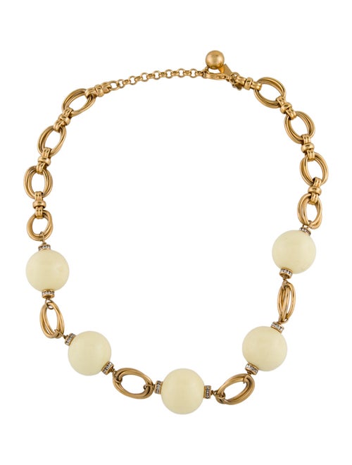 Kate Spade New York Crystal & Resin Bead Collar Necklace
