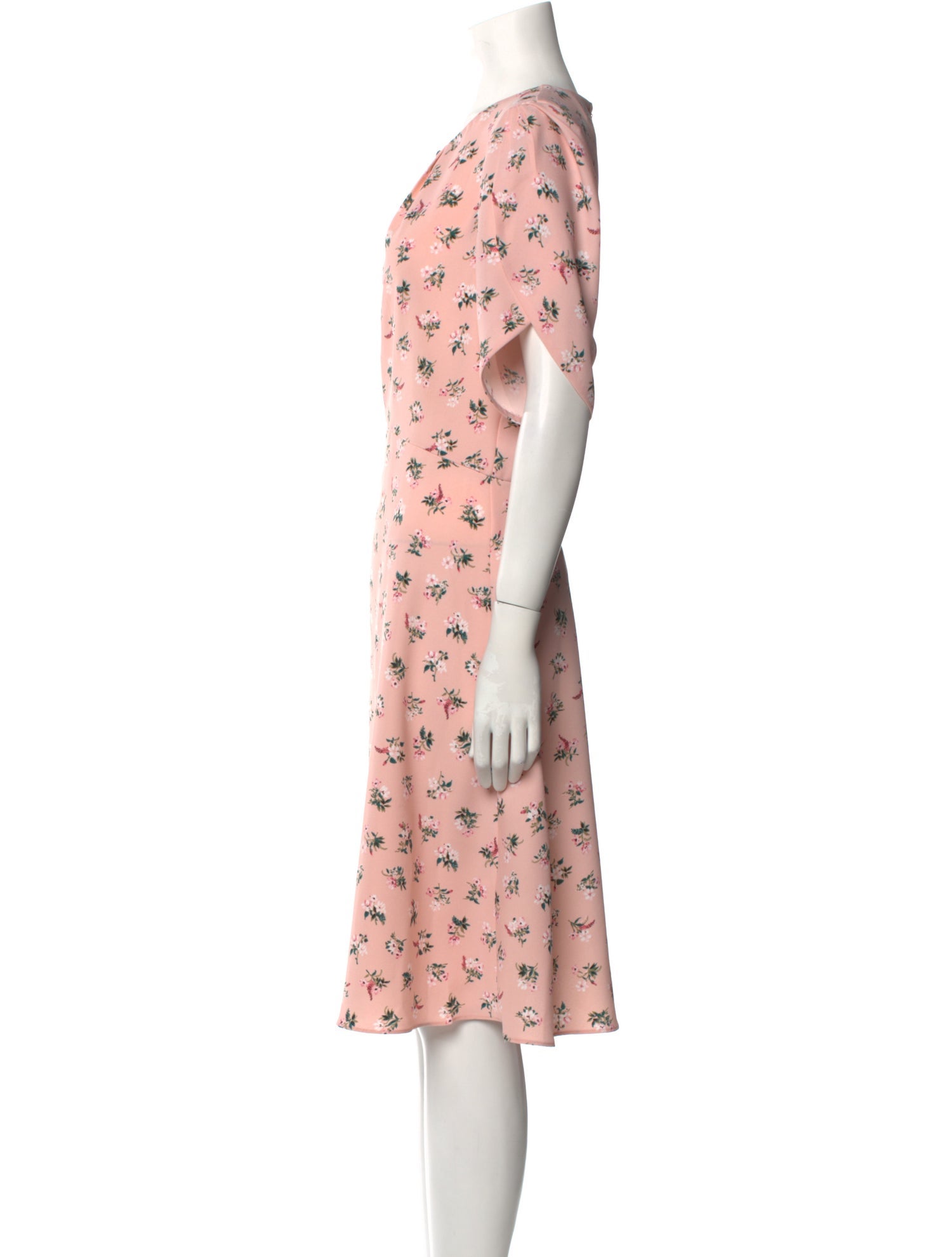 Kate Spade New York Floral Print Knee-Length Dress