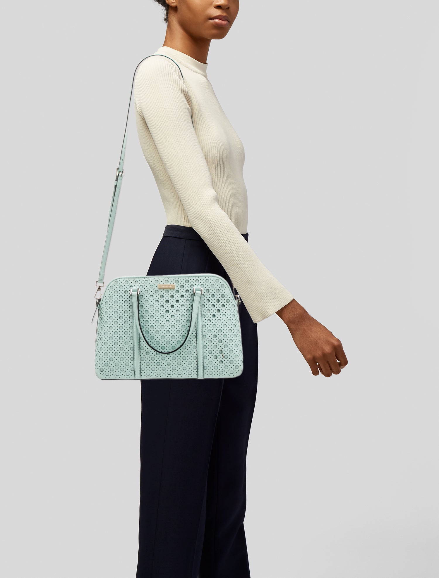 Kate Spade New York Saffiano Leather Top Handle Bag