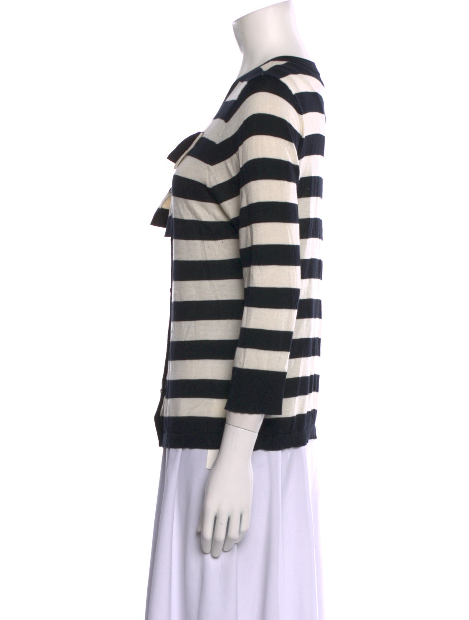 Kate Spade New York Silk Striped Sweater