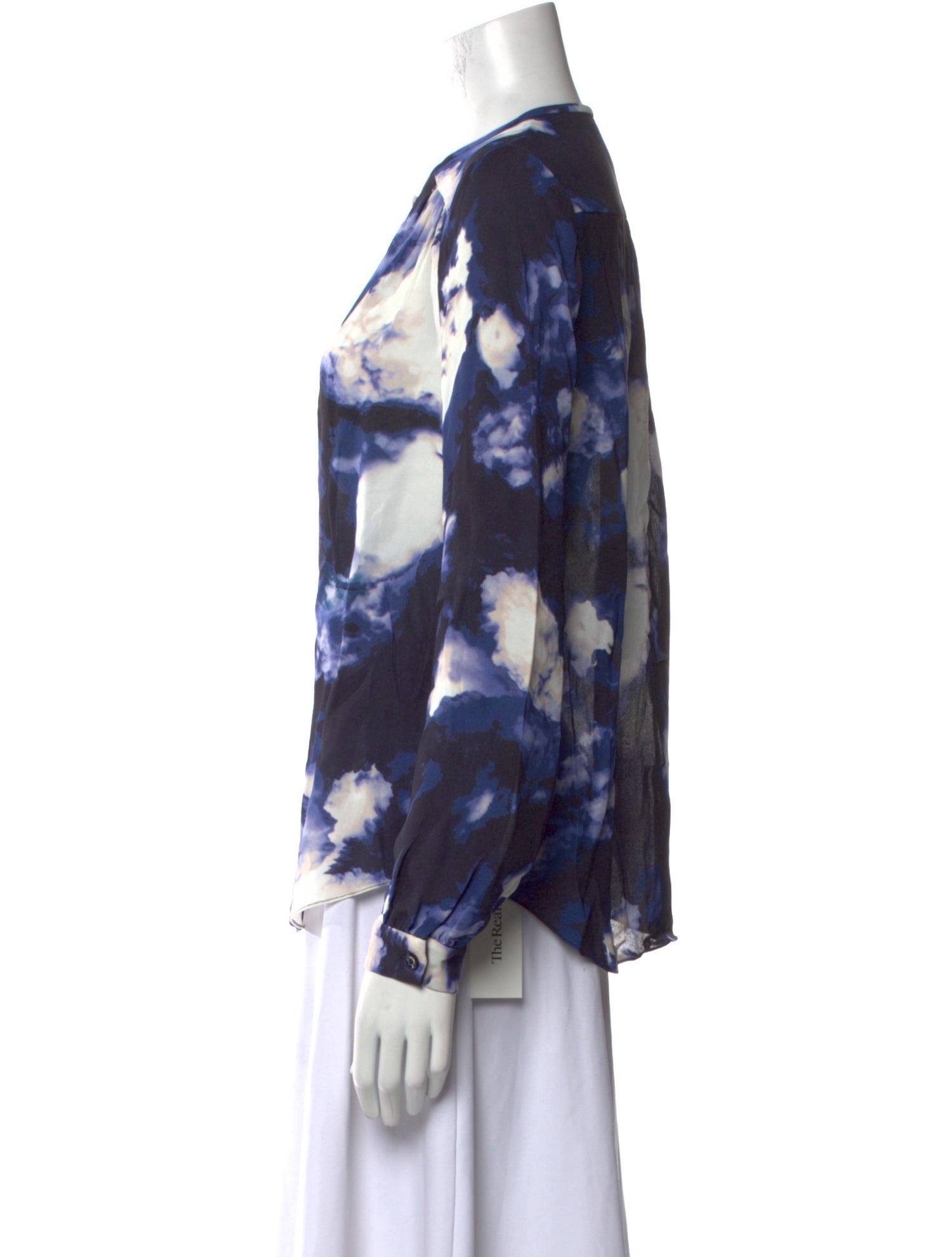 Kate Spade New York Floral Print Crew Neck Blouse w/ Tags