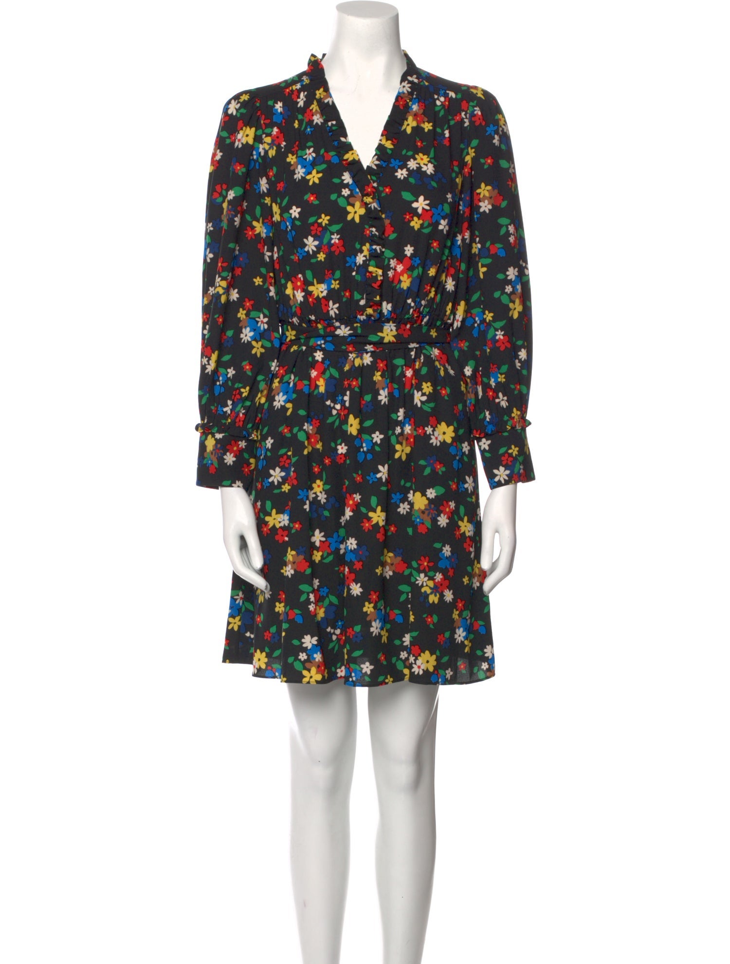 Kate Spade New York Floral Print Mini Dress