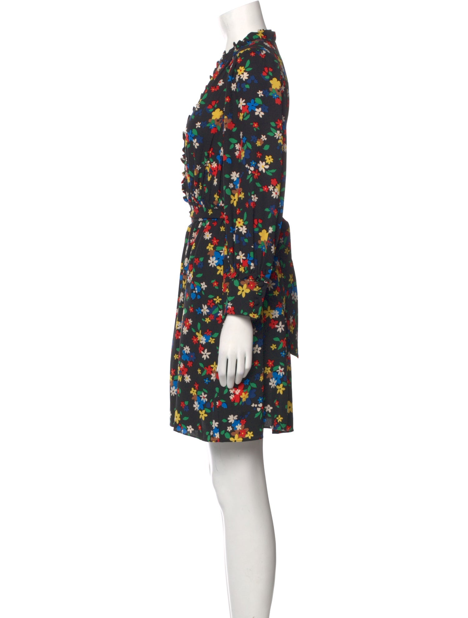 Kate Spade New York Floral Print Mini Dress
