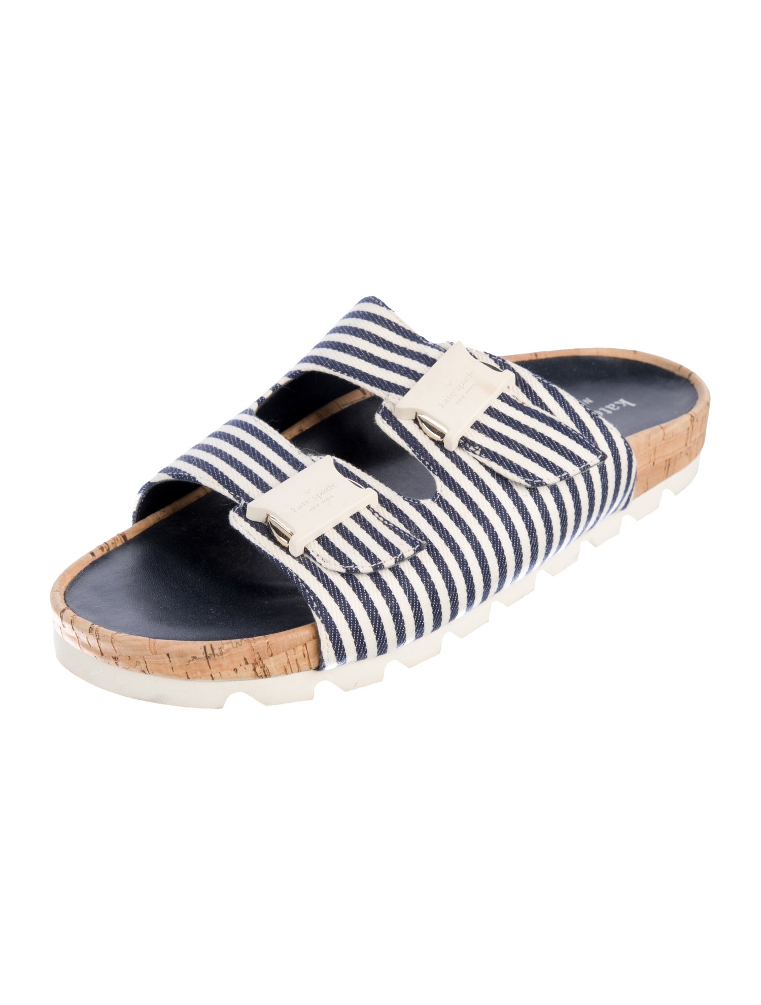 Kate Spade New York Leather Printed Slides