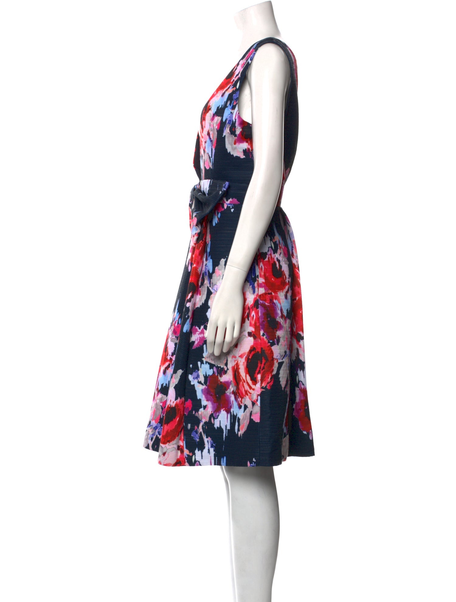 Kate Spade New York Floral Print Knee-Length Dress