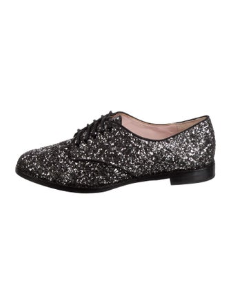 Kate Spade New York Glitter Bow Accents Oxfords