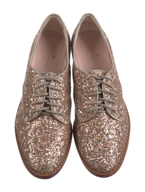 Kate Spade New York Glitter Animal Print Oxfords