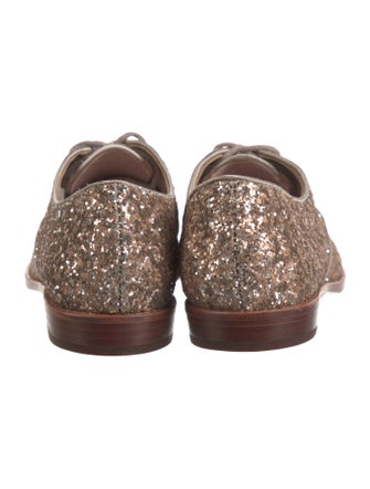 Kate Spade New York Glitter Animal Print Oxfords