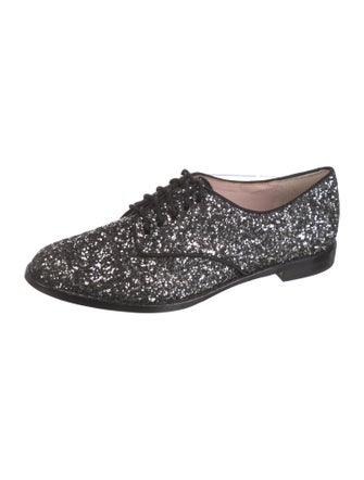 Kate Spade New York Glitter Printed Oxfords