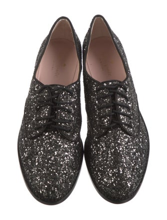 Kate Spade New York Glitter Printed Oxfords
