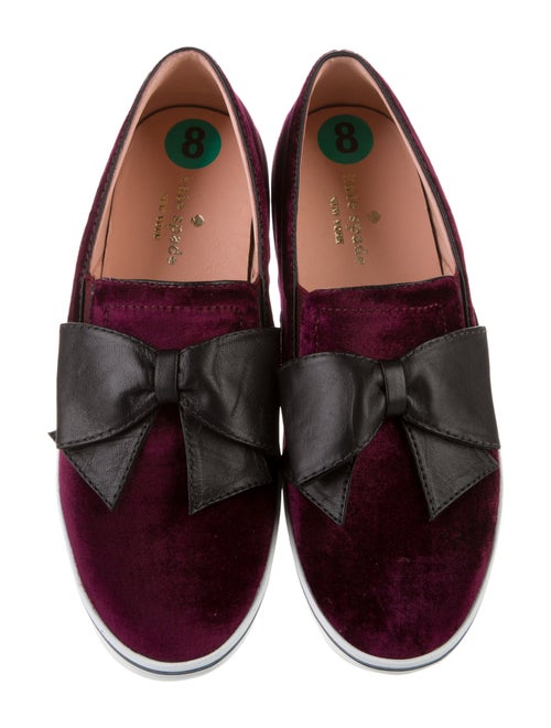 Kate Spade New York Velvet Bow Accents Sneakers